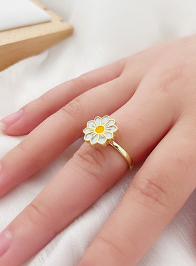 可旋转花朵蝴蝶戒指53