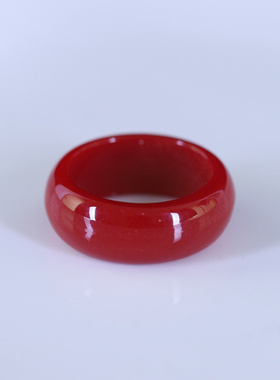 仿象牙血珀情侣戒指13