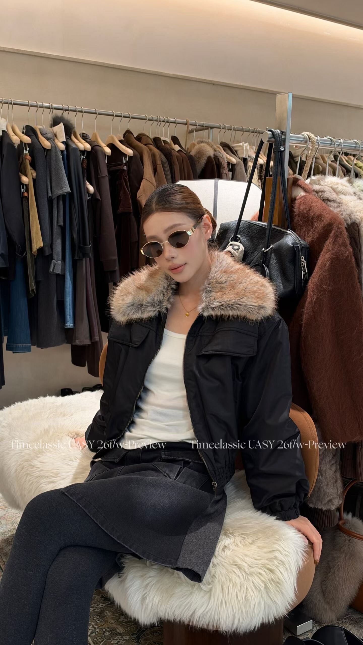 韩系新款时尚高品质大毛领短款棉服外套保暖显瘦休闲夹克大衣女