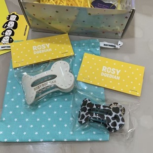 nah赵露思同款 骨头发抓鲨鱼夹子后脑勺高级感发饰头饰豹纹抓夹y2k