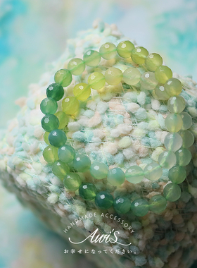 小清新果肉葡萄天然玉髓玛瑙手串