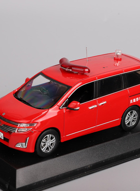 京商 1/43  NISSAN ELGRAND STAR E52 2011东京都消防车 合金模型