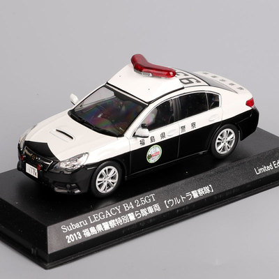 京商 1/43 Subaru LEGACY B4 2.5GT 2013  福岛县警车 合金模型