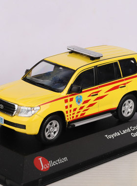 京商 1/43 Toyota Land 200 2009 黄色 999 合金汽车模型不可开门
