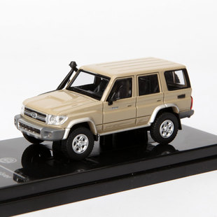 paragon 1/64 Toyota 2014款丰田陆地巡洋舰 lc76 灰色合金模型