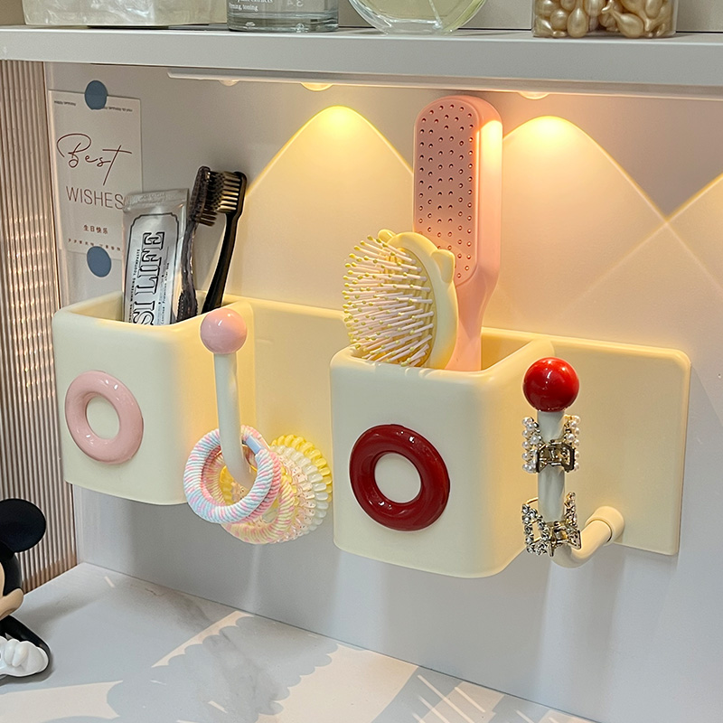 发圈收纳神器壁挂梳子置物架