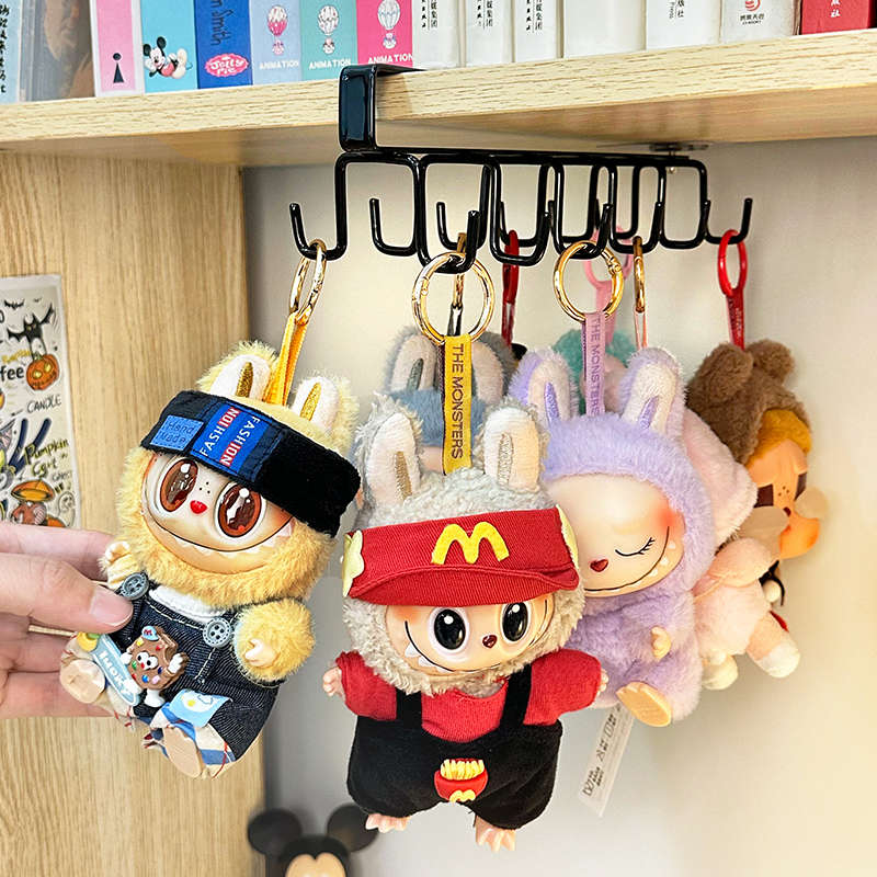 拉布布展示架收纳挂钩玩偶置物架