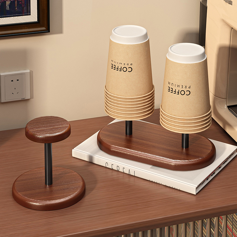 一次性杯子取杯器家用桌面纸杯架