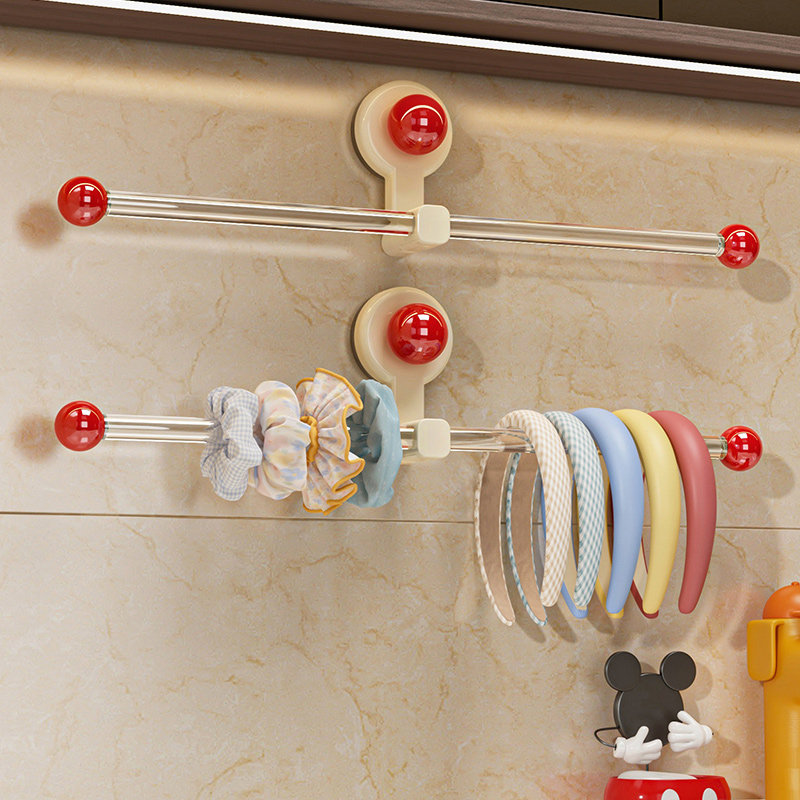 发箍收纳神器大肠发圈吸盘挂钩