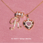 ZZZITA 绯闻女孩·gossip girl～定制英文字母爱心项链百搭锁骨链