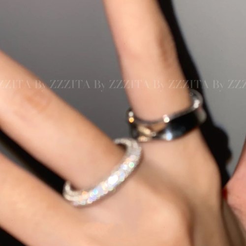 星河开口戒指高级感不规则