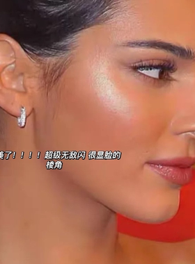 ZZZITA 肯豆kendall同款～ 闪钻复古简约圆圈耳环 ins博主都在戴