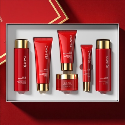 致朵红石榴鲜润水嫩六件套装护肤品礼盒补水保湿滋润平价官网正品