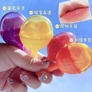 肌琳莎保湿润唇膏女补水滋润温感变色水果味唇膜防干裂口红打底女