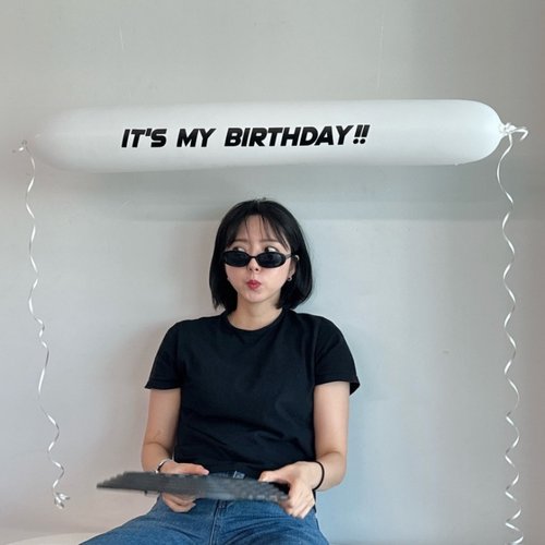 IT'SMYBIRTHDAY生日长条气球
