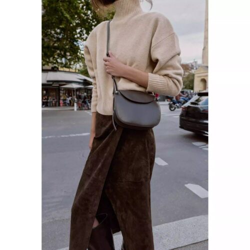 ZR女包2025冬季新款时尚百搭单肩斜挎包高级感小众设计休闲通勤包