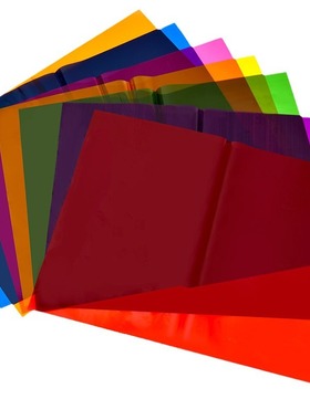 彩色透明玻璃纸手工蝴蝶幼儿园透光儿童a4光影游戏儿童节礼物礼品