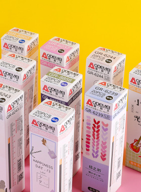 T盒装黑色中笔替芯0.5中性签字笔水性碳素笔芯学生子弹头笔芯开学