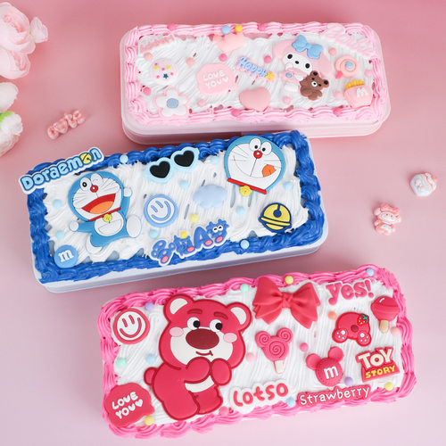 diy铅笔盒学生手工奶油胶