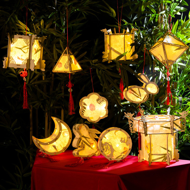 中秋节灯笼古风手提diy手工材料包国潮宫灯夜市地摊热销灯笼,节庆用品/礼品,灯笼,淘宝优惠券,粉丝福利购,淘宝优惠卷