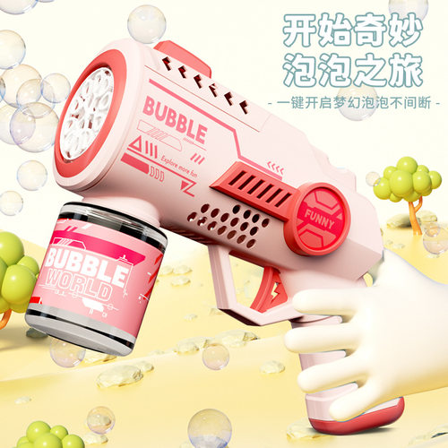 宇航员泡泡机手持不漏电动吹泡泡枪儿童2025新款网红玩具摆摊