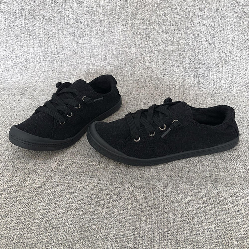 镇店之宝外贸平跟软底帆布鞋