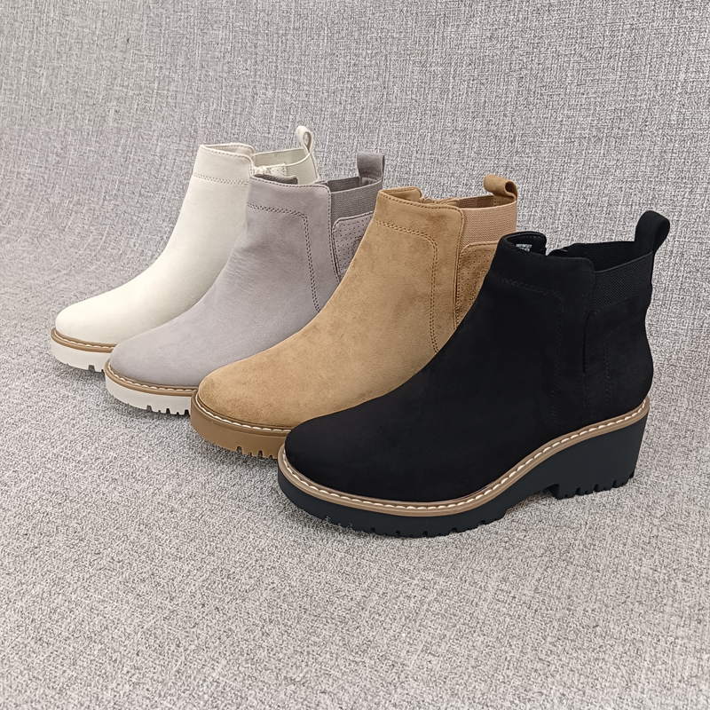 大码女鞋切尔西靴短靴外贸