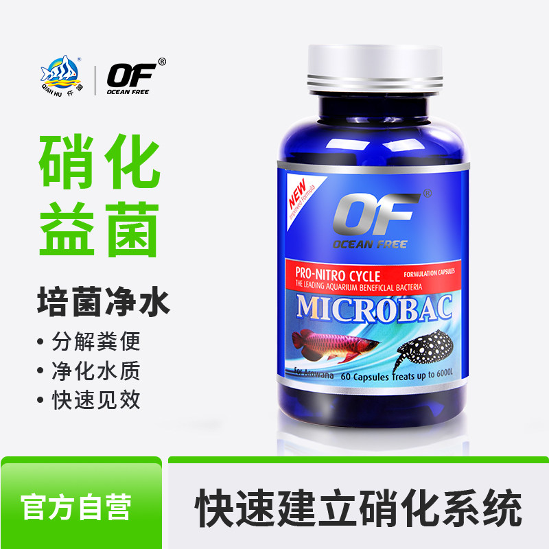 仟湖麦特贝龙鱼观赏鱼硝化益菌热带鱼水族箱净化鱼缸硝化细菌净水