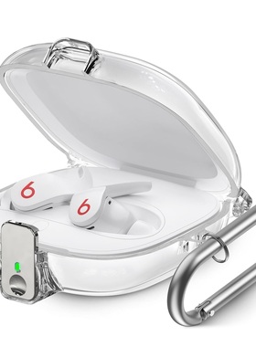 适用Beats Fit Pro保护套魔音beats无线降噪耳机保护壳beatsfitPro连体透明耳机套