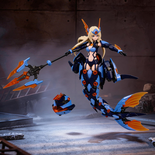 京东当天发核能矩阵美人鱼机娘拼装玩具模型安徒生童话美少女手办