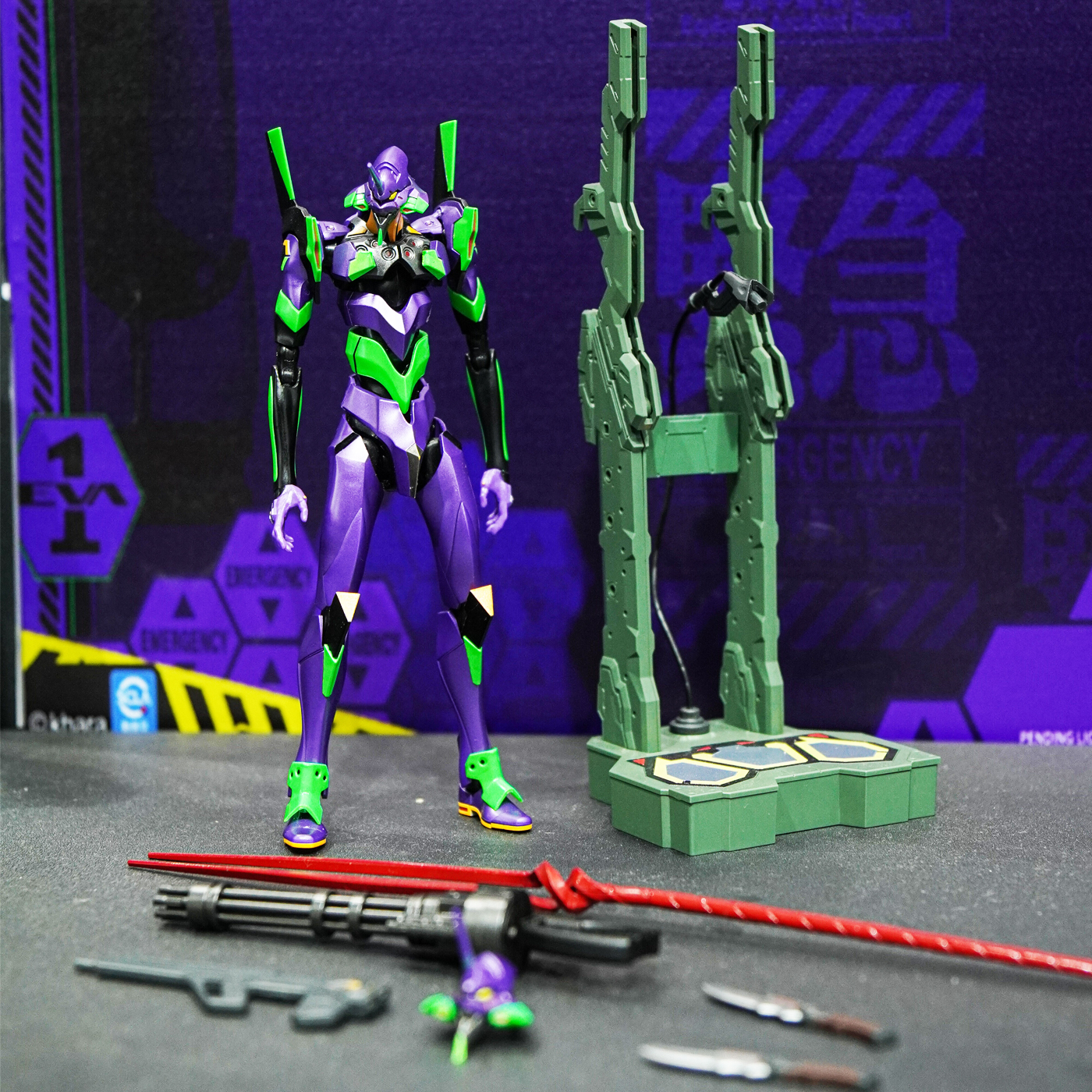 初号机eva天鹰战士拼装玩具