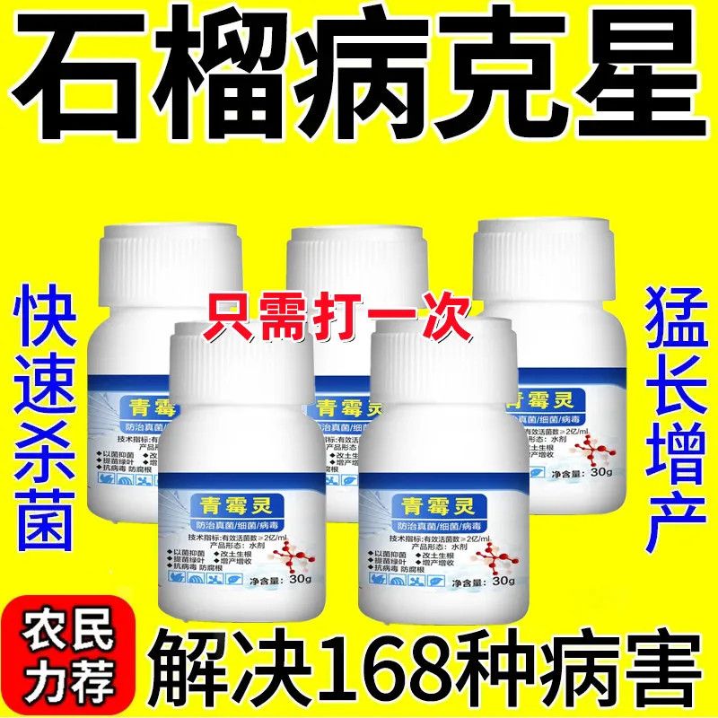 石榴树专用药疮痂病沙皮病炭疽病黑斑病腐烂病烂果裂果专用杀菌剂
