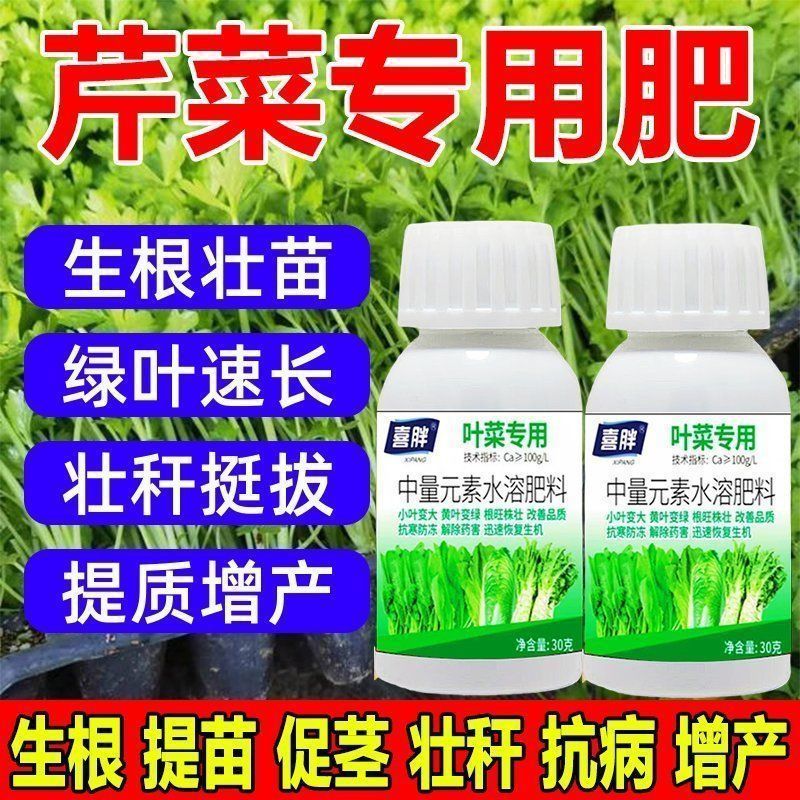 芹菜专用叶面肥芹菜猛长速长肥料芹菜高产专用有机肥抗倒健壮增收