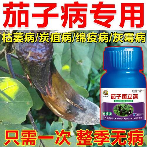 茄子专用药茄子杀菌剂茄子病抗病炭疽病菌核病绵疫病枯萎病通用