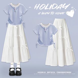 小女孩洋气套装夏装儿童时尚时髦裙子女童超好看童装女装夏季韩系