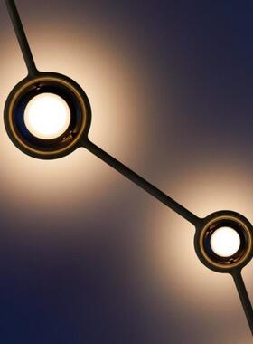 中山工厂直销客厅吸顶灯北斗七星中式现代轻奢创意造型卧室书房背