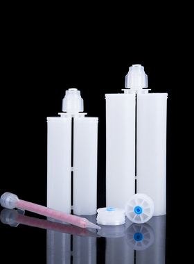 200/400MLAB胶管1：1胶水筒 美缝剂双针筒 双液胶桶 AB胶混合胶管