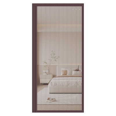 侧开全磁条金刚网防蚊自粘帘