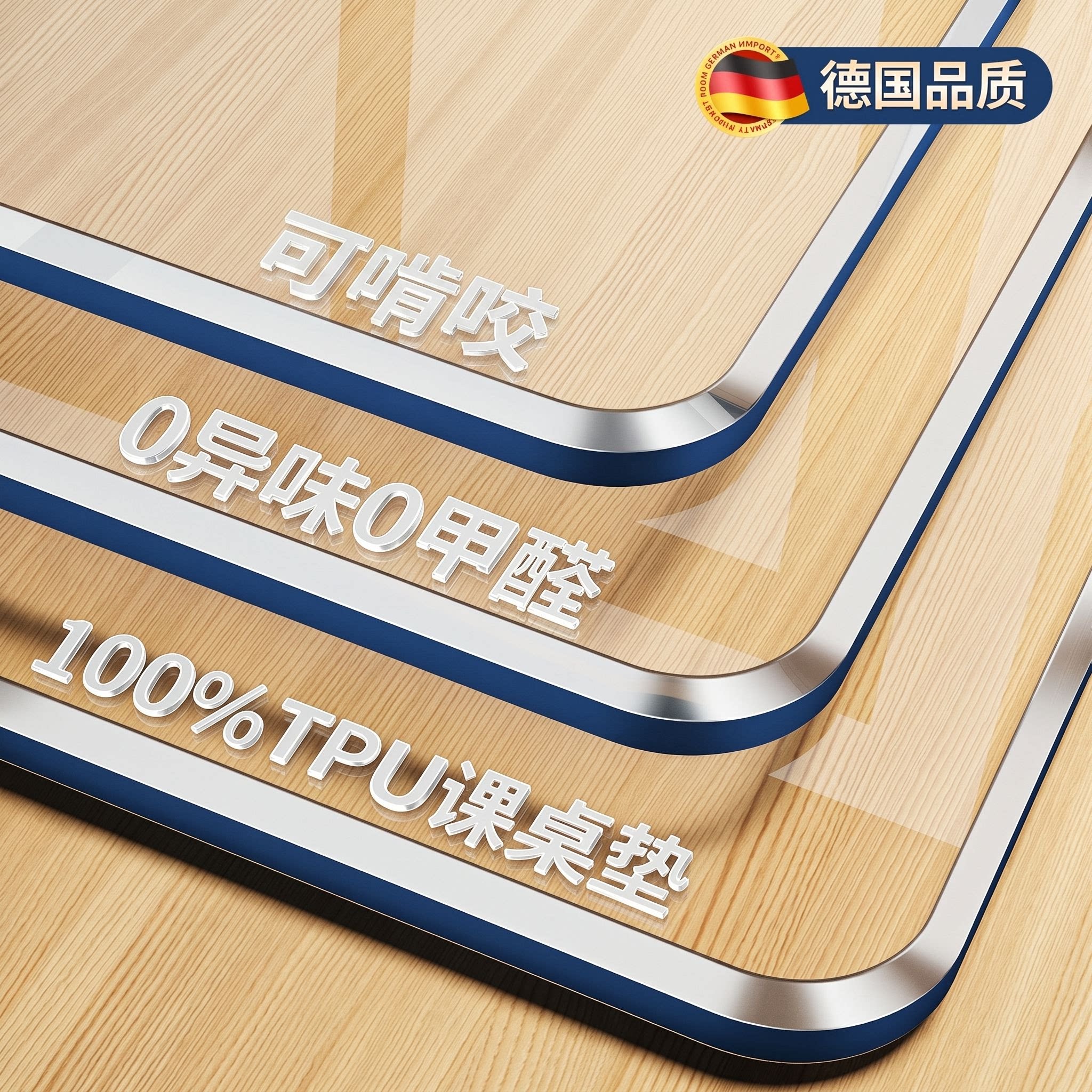 【可啃咬】100%TPU课桌垫