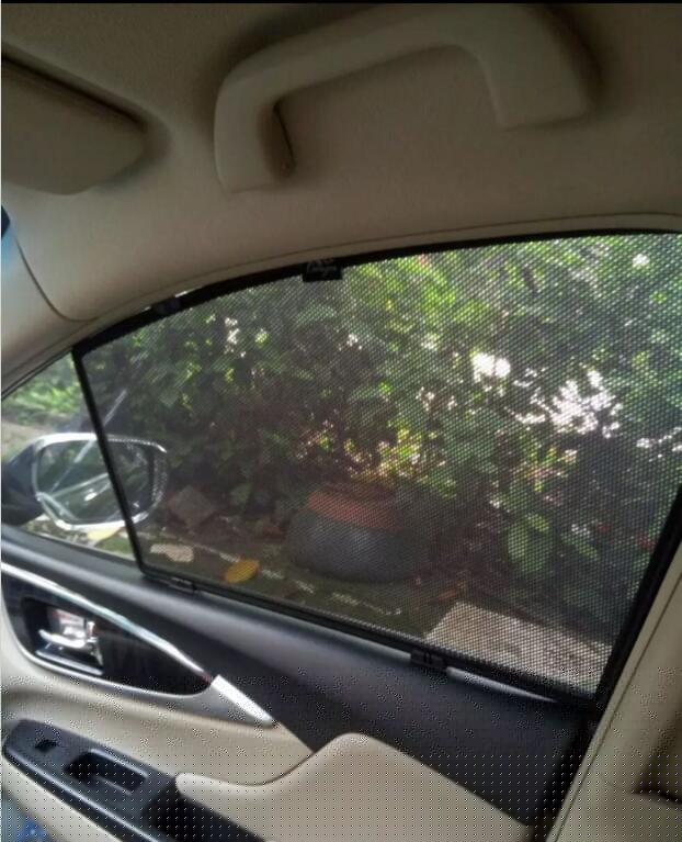 奥迪A4L A6L Q5LQ8Q7Q3专用汽车窗帘卡式窗帘遮阳帘纱窗遮阳挡