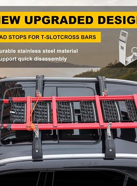 SYDSZ Load Stops T Slot Replacement Cross Bar for Roof Rack
