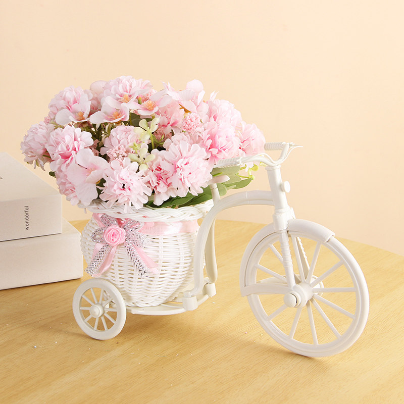 客厅装饰花艺假花仿真花小摆件室内绢花塑料花车餐桌花卉盆栽摆设,家居饰品,仿真花/假花,淘宝优惠券,粉丝福利购,淘宝优惠卷