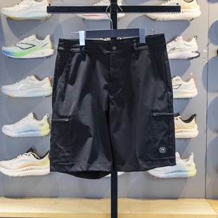 防泼水工装 李宁运动短裤 男子2025秋季 新款 AKSV461 多袋休闲短裤