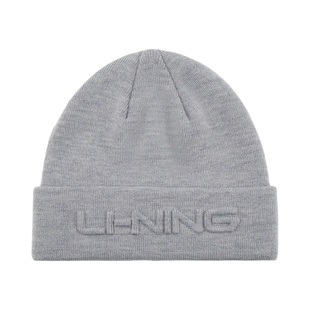 李宁针织帽男女同款2025新品运动生活系列保暖抗静电帽子AMZV033