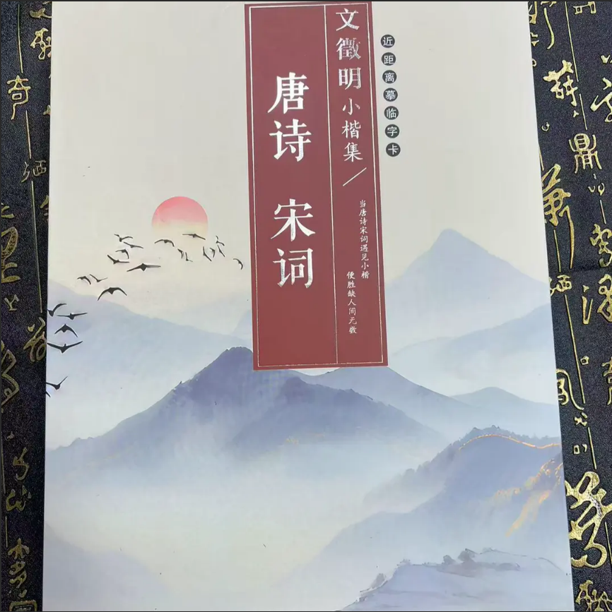 文征明唐诗宋词古文合集近距离书法经典书法碑帖毛笔小楷临摹字帖