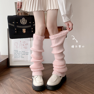 两穿长筒堆堆袜套秋冬季加厚针织保暖腿套护膝瑜伽过膝袜套长女袜