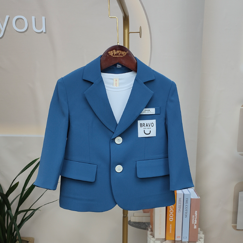 2024儿童西装套装宝宝周岁礼服小童洋气六一演出服男童花童礼服