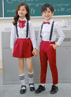 儿童合唱演出服男女童礼服大合唱团中小学生诗歌朗诵表演舞蹈服装