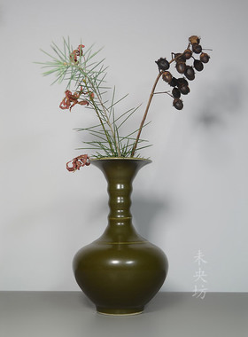 仿古陶瓷小花瓶客厅摆件