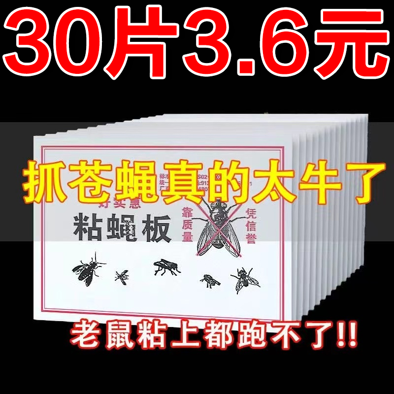 专用沾虫板强力沾苍蝇粘纸
